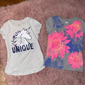 Set of two Justice Tshirts